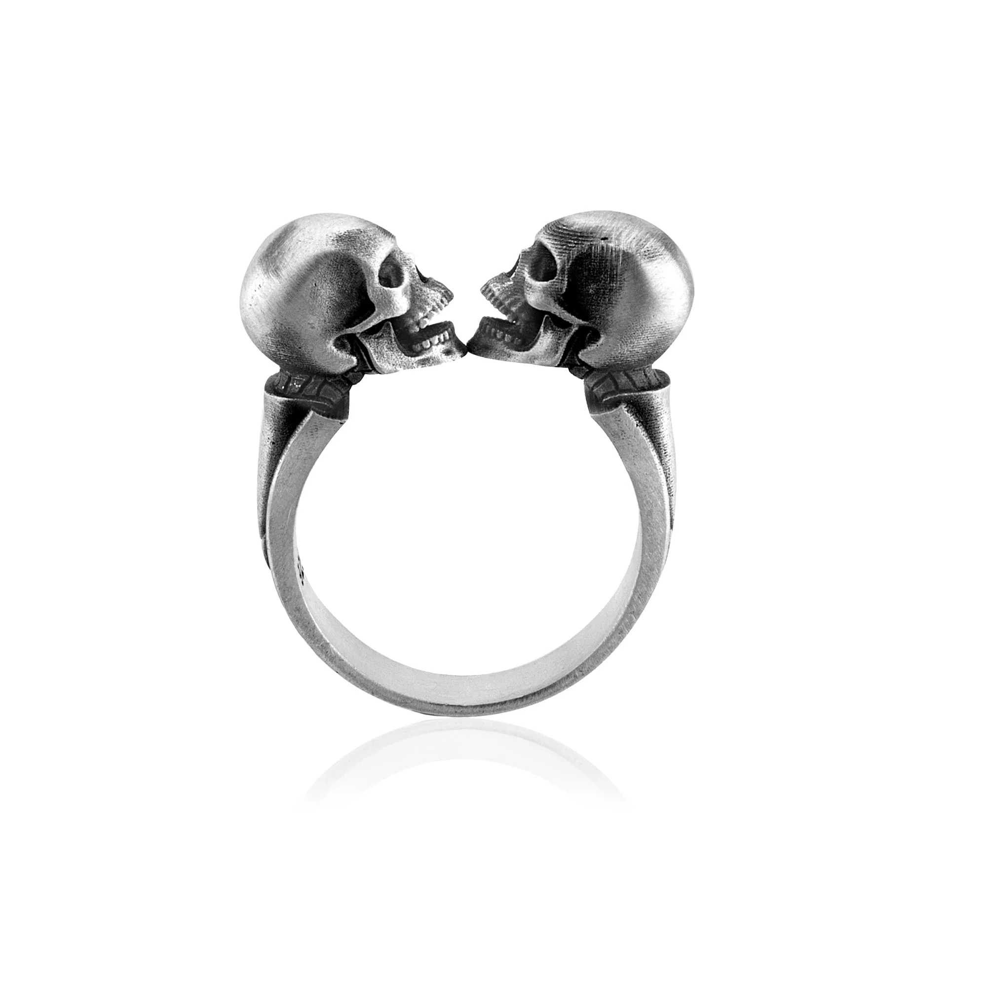 Twin Skull Bond Ring