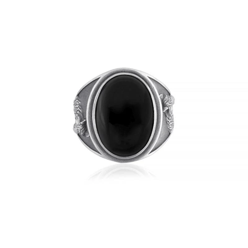 Horse Onyx Ring