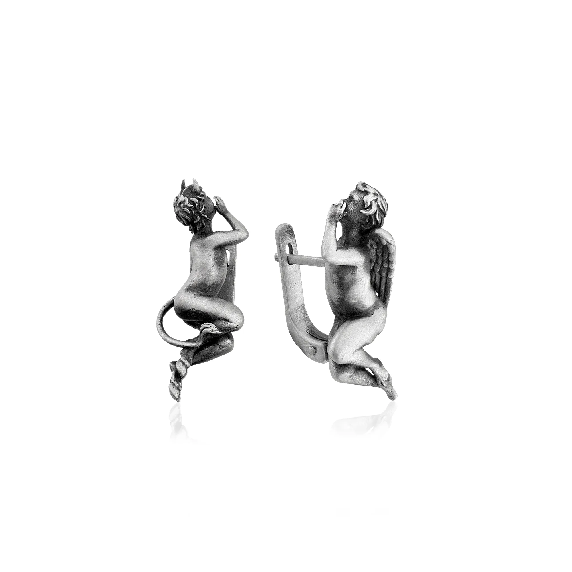 Angel and Devil Whispering Earrings