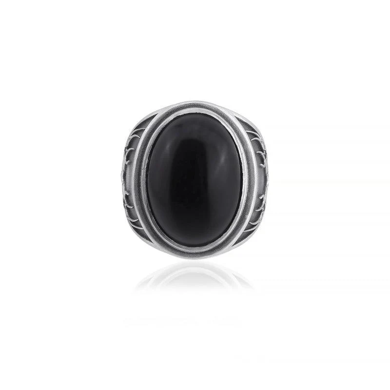 Buckhorn Onyx Ring