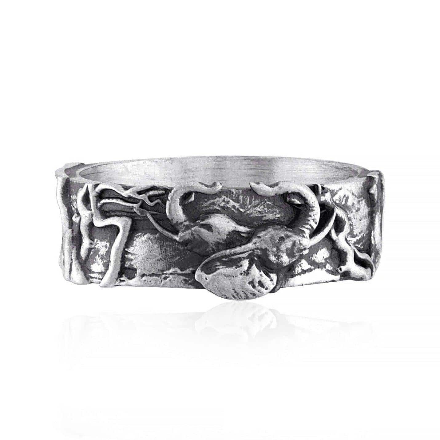 Elephant Band Ring