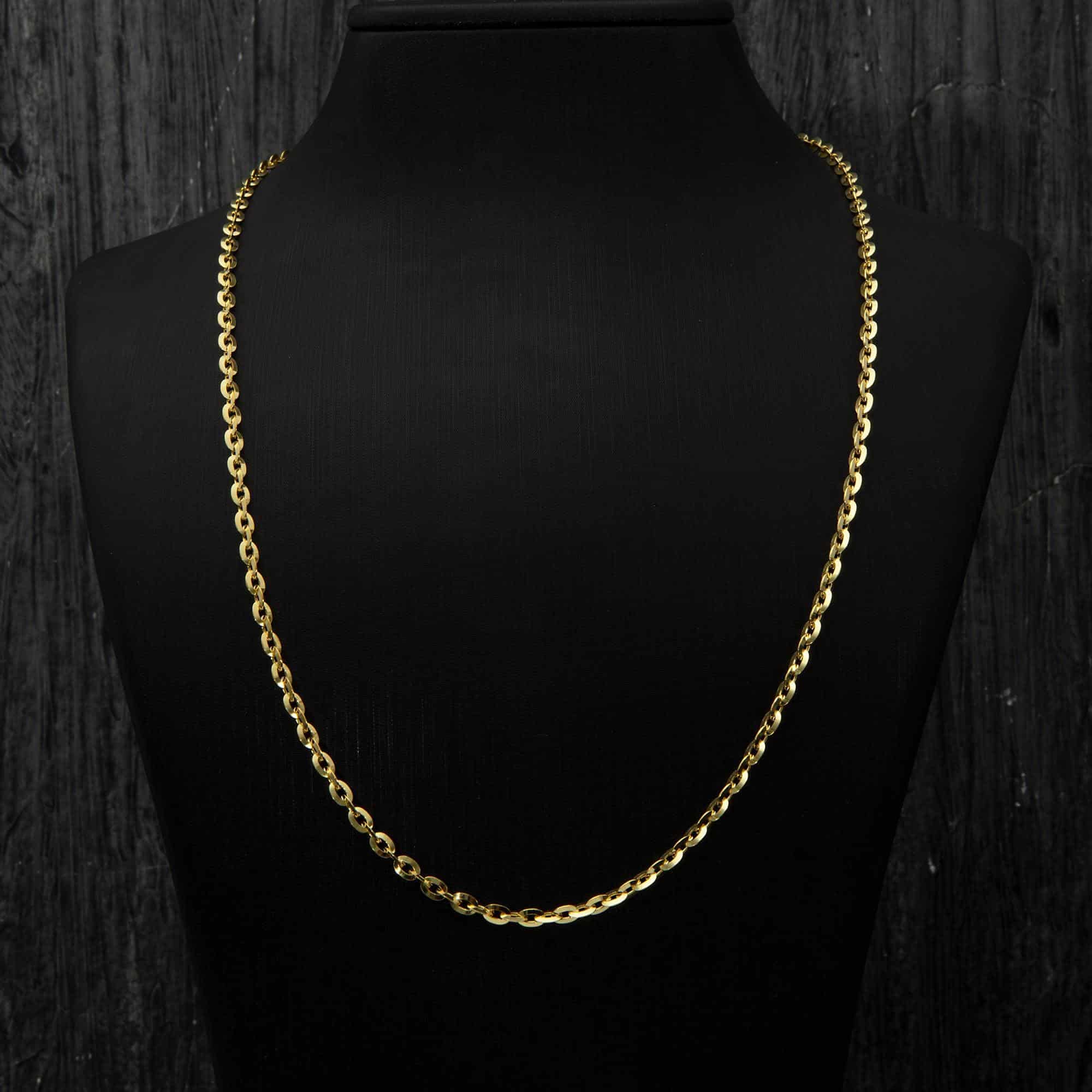 Gold Anchor Chain Necklace