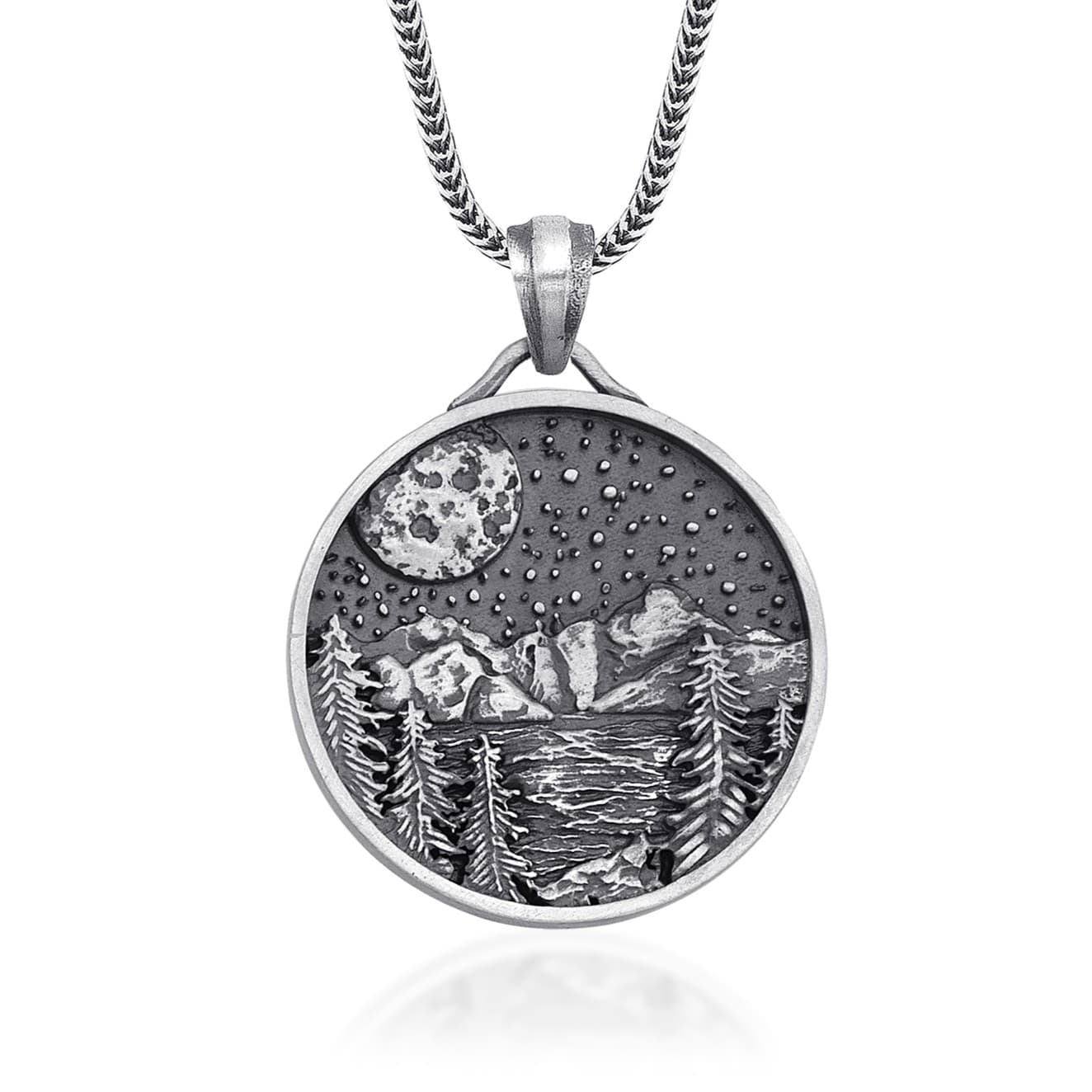 Moon and Nature Necklace