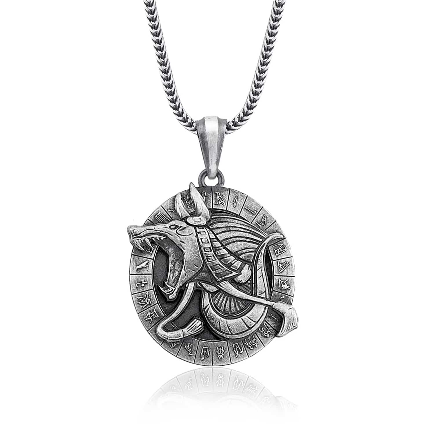 Anubis Medallion Necklace