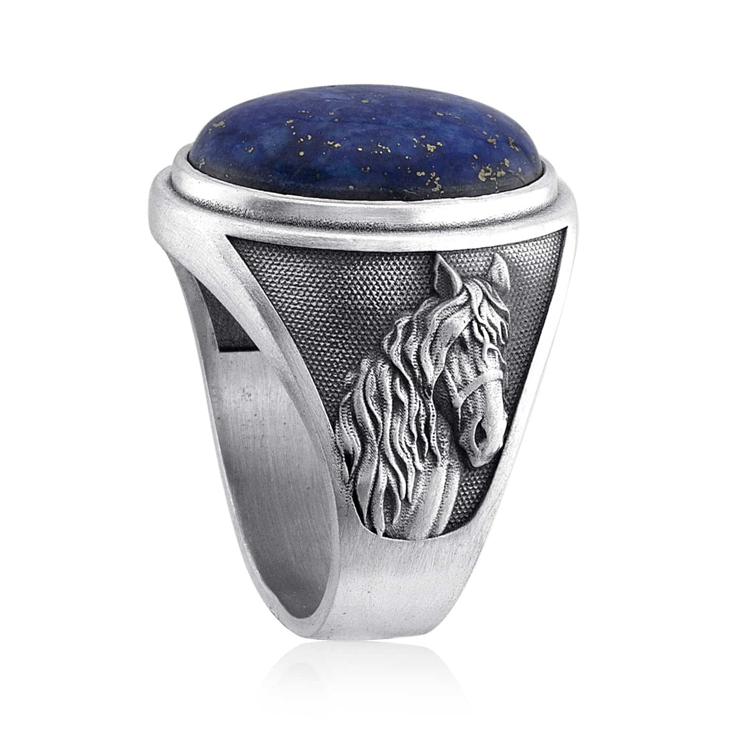 Horse Lapis Lazuli Ring