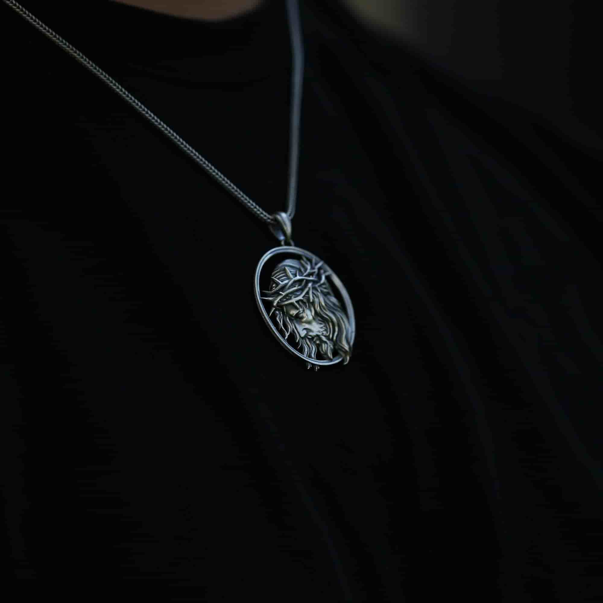 Jesus Portrait Necklace