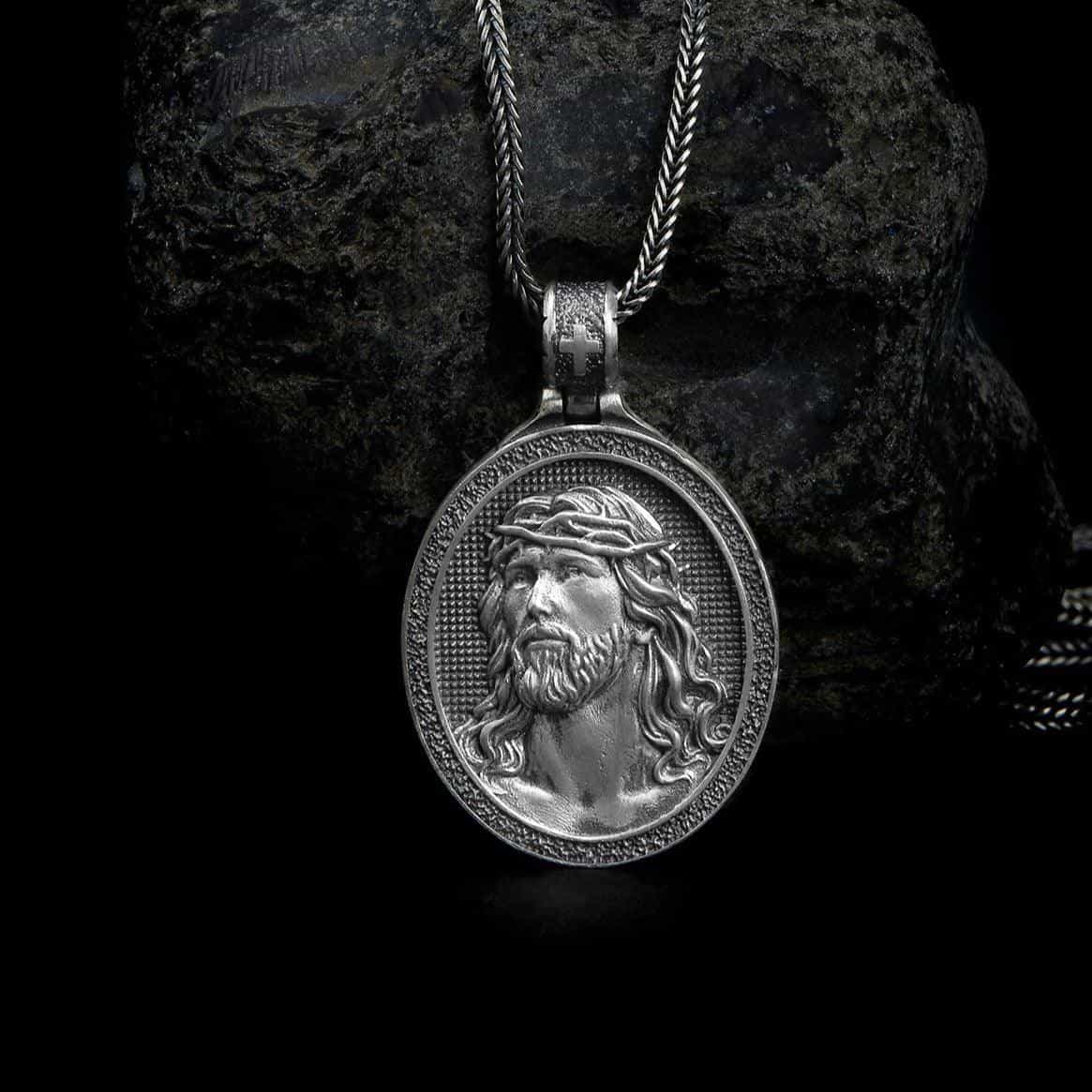Jesus Head Necklace