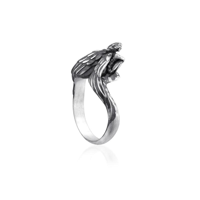 Winged Solitude Ring