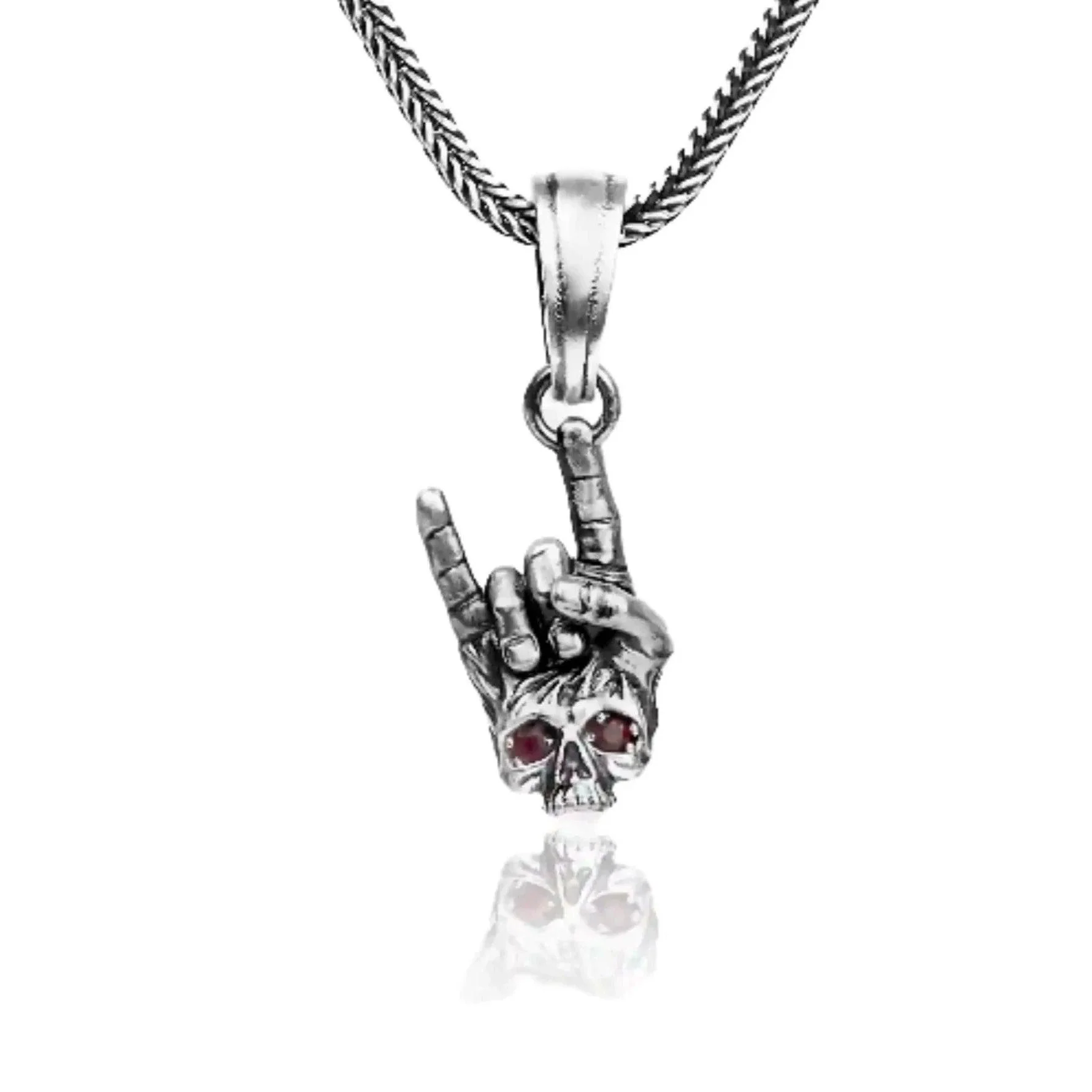 Rock Skull Necklace
