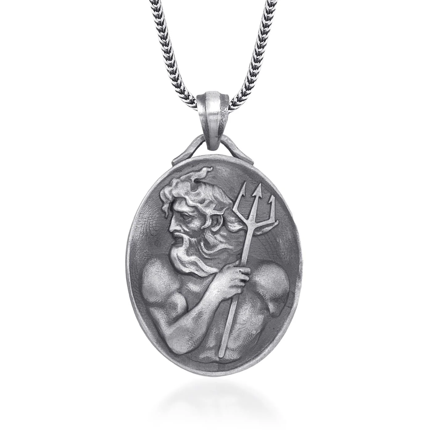 Poseidon and Trident Necklace