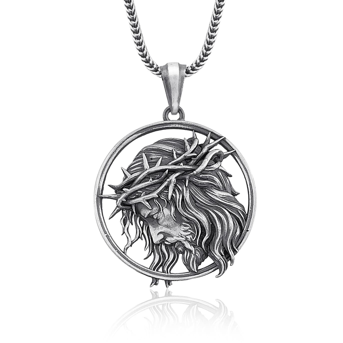 Jesus Portrait Necklace