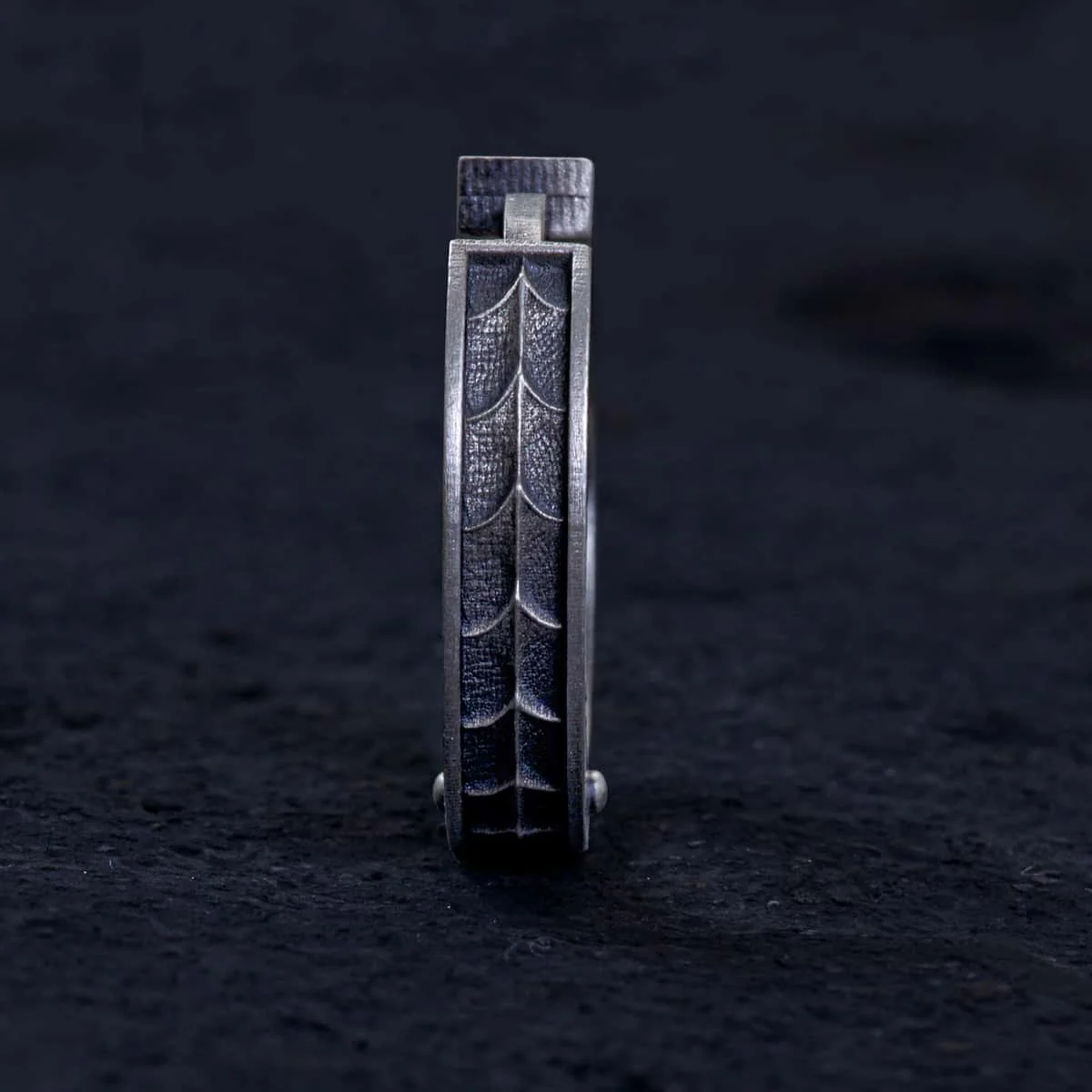 Dragon Scale Huggie Earring