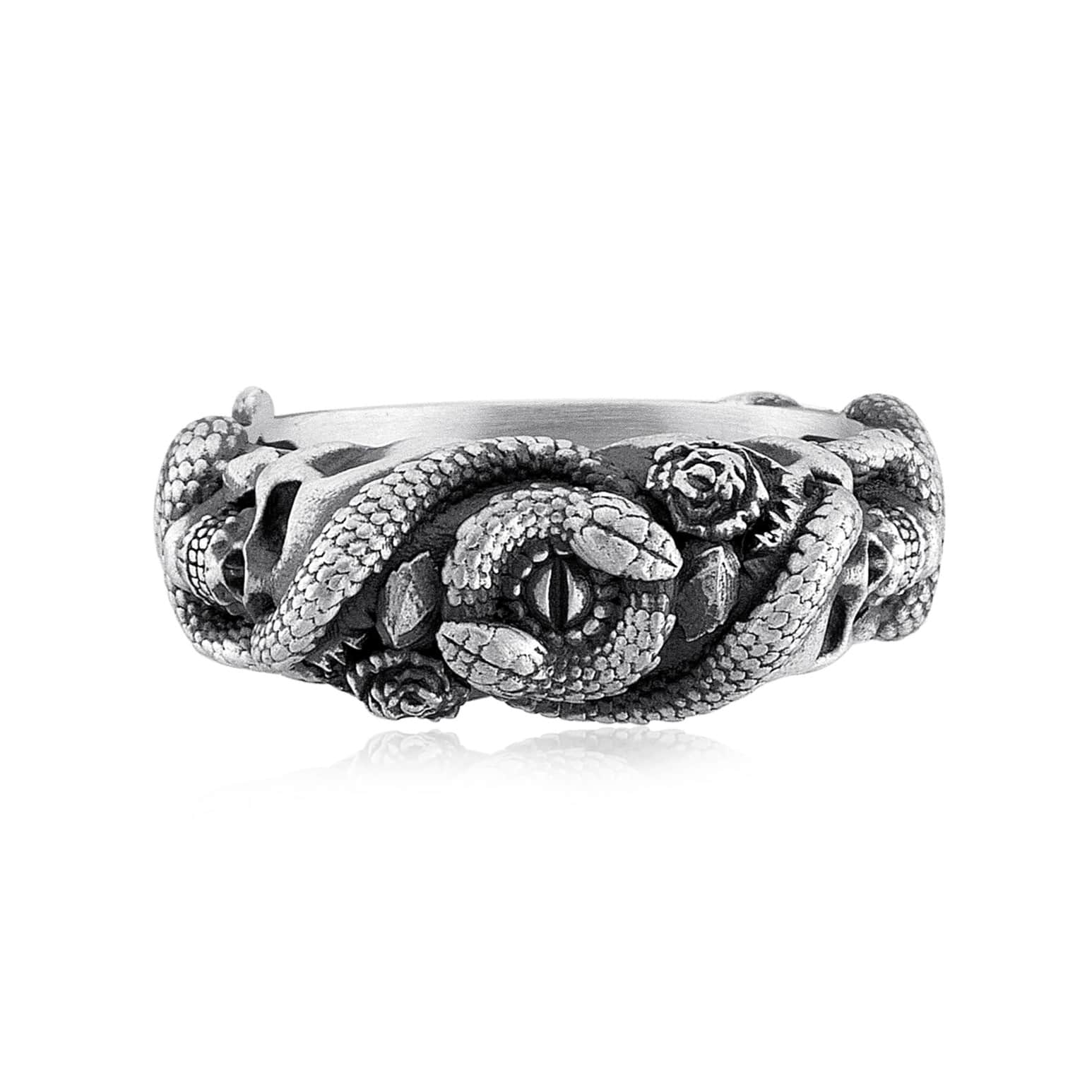 Snake Skull Ring