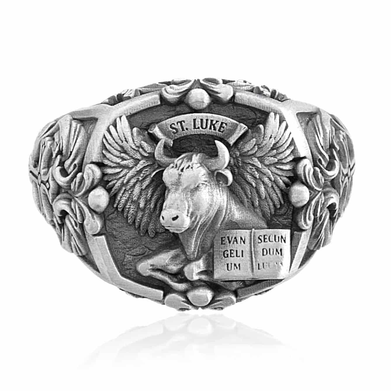 Saint Luke Signet Ring