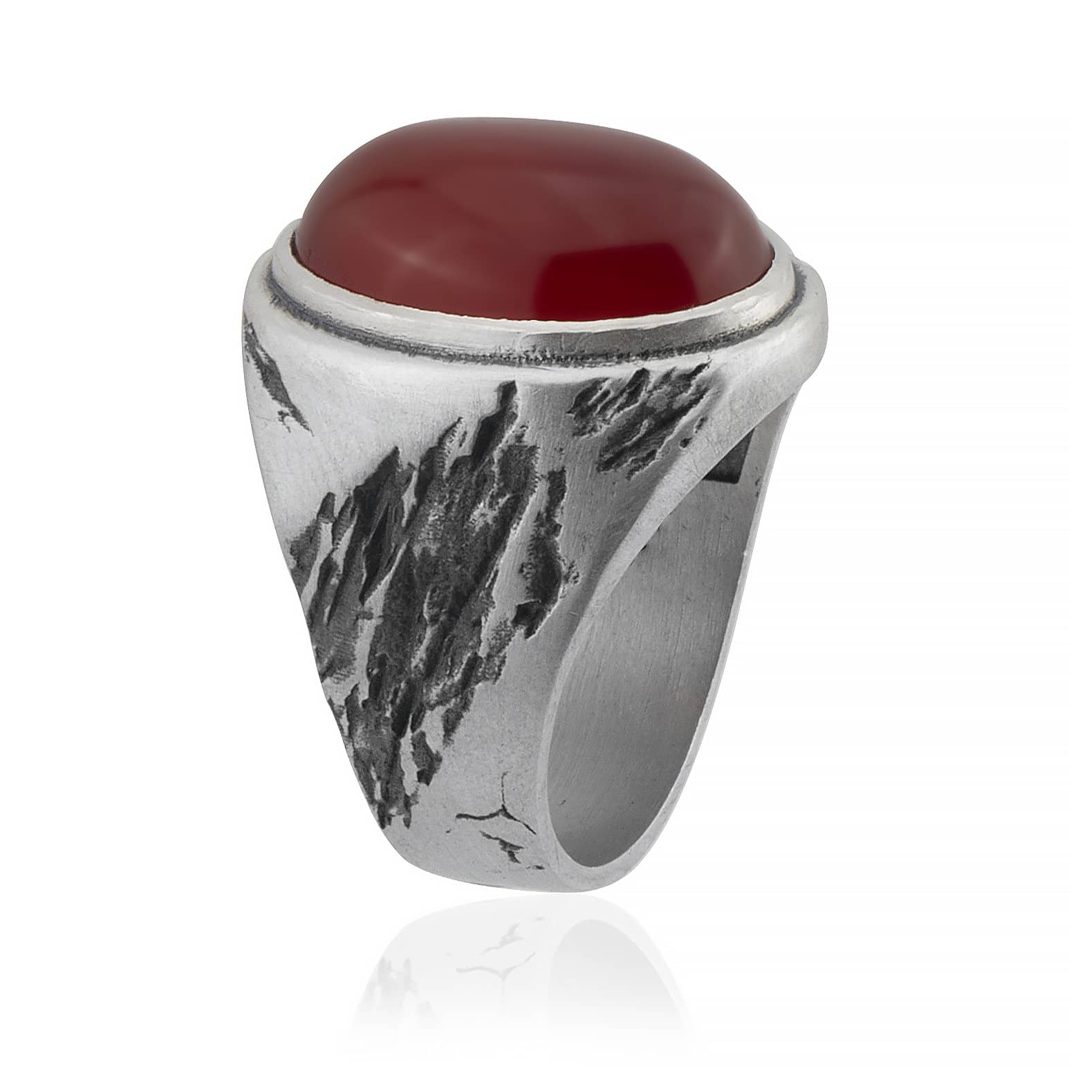 Worn Carnelian Ring