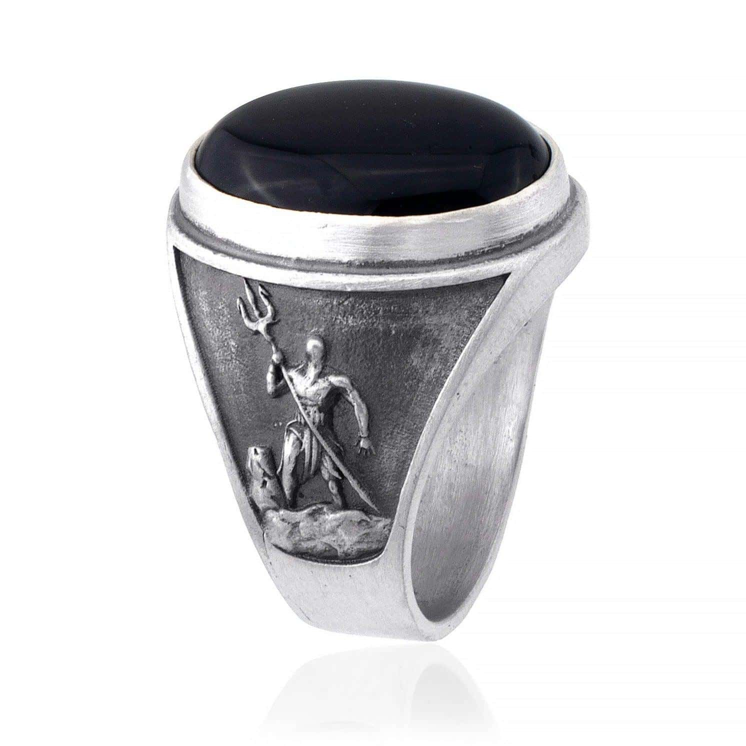 Poseidon Onyx Gemston Ring