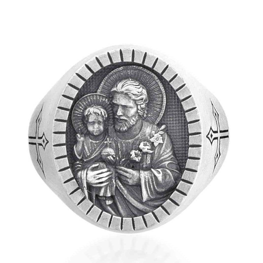 Saint Joseph Signet Ring