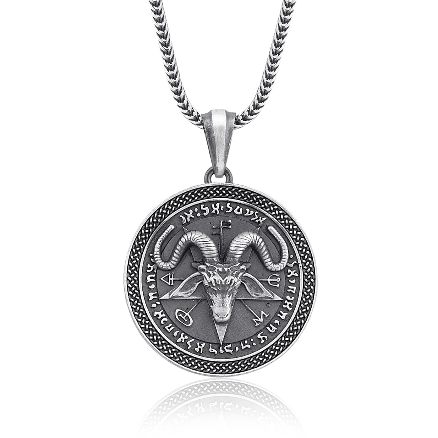 Goat Pentagram Necklace