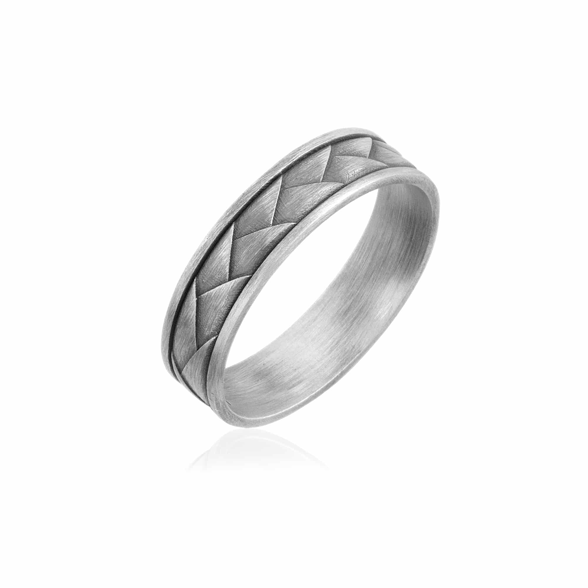 Textured Band Ring