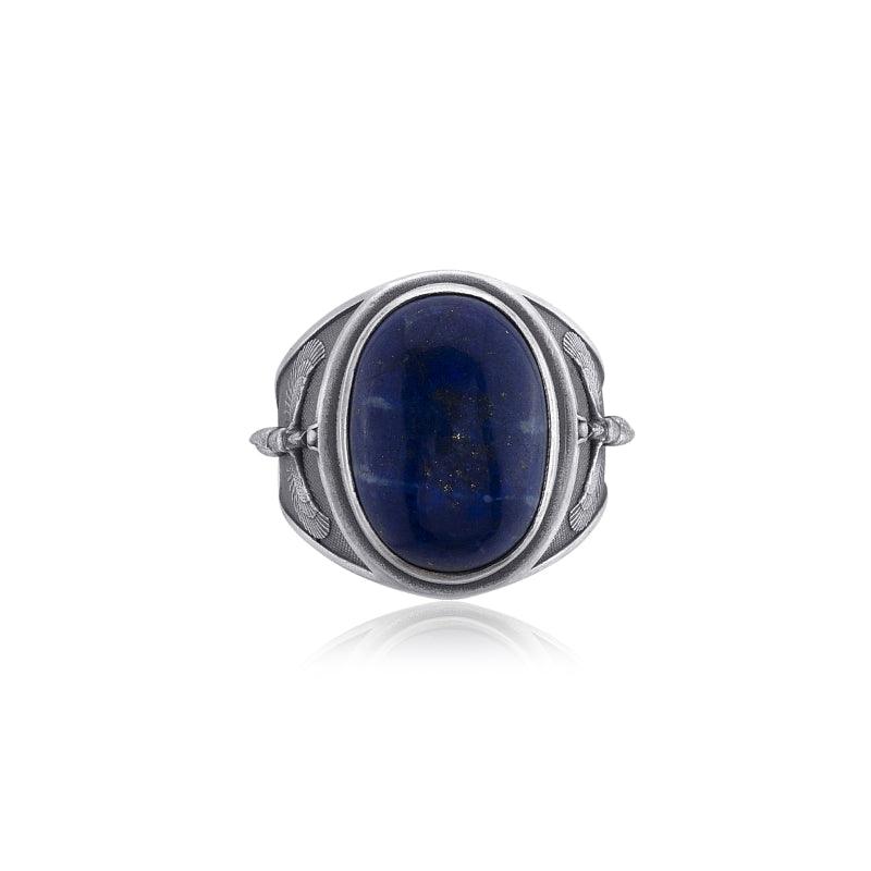 Egyptian Isis Goddess Lapis Lazuli Ring