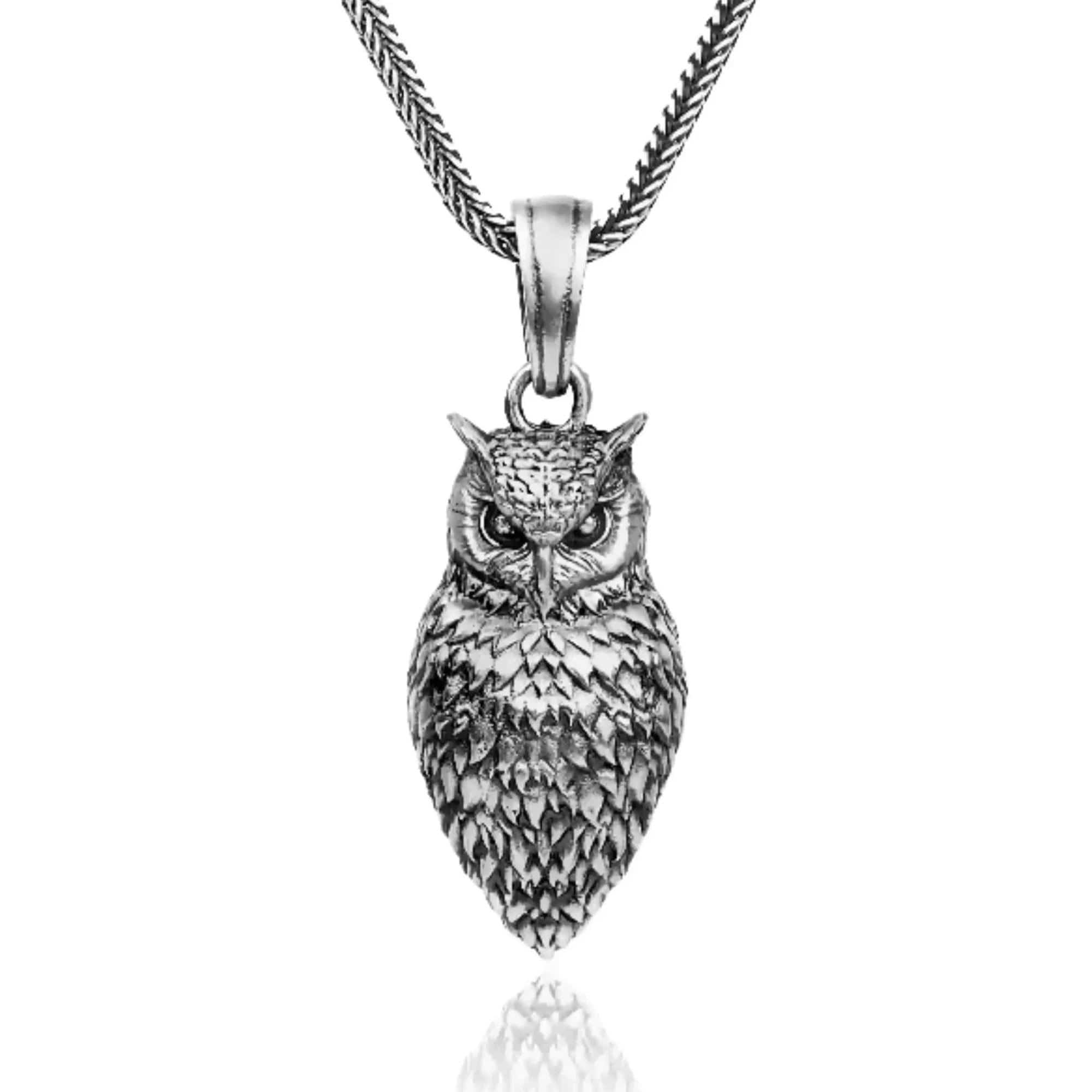 Angry Owl Necklace