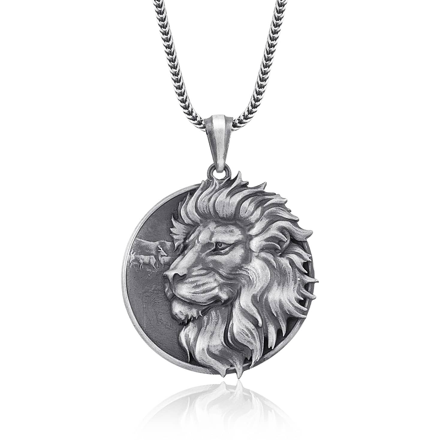 African Lion Necklace