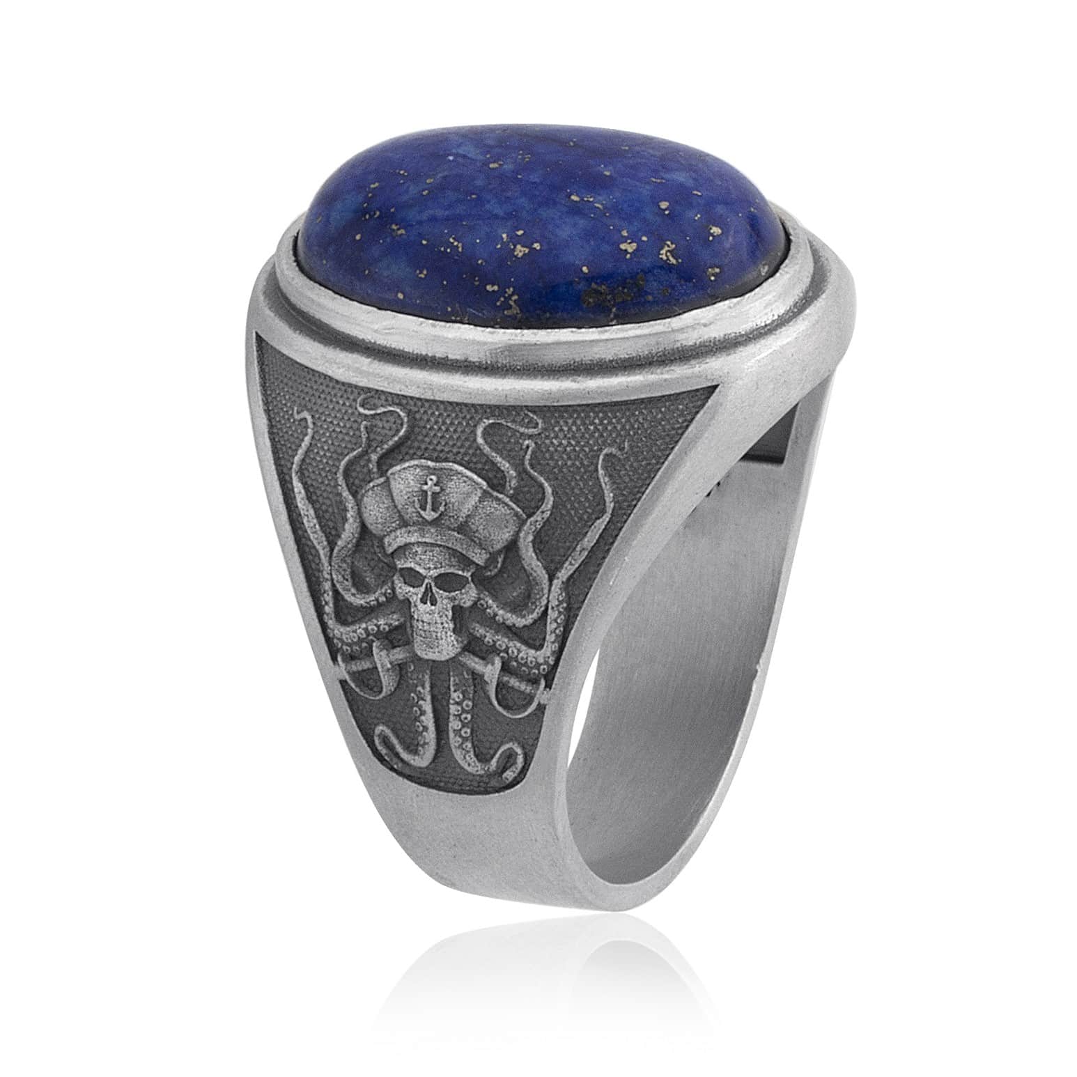 Pirate Octopus Lapis Ring