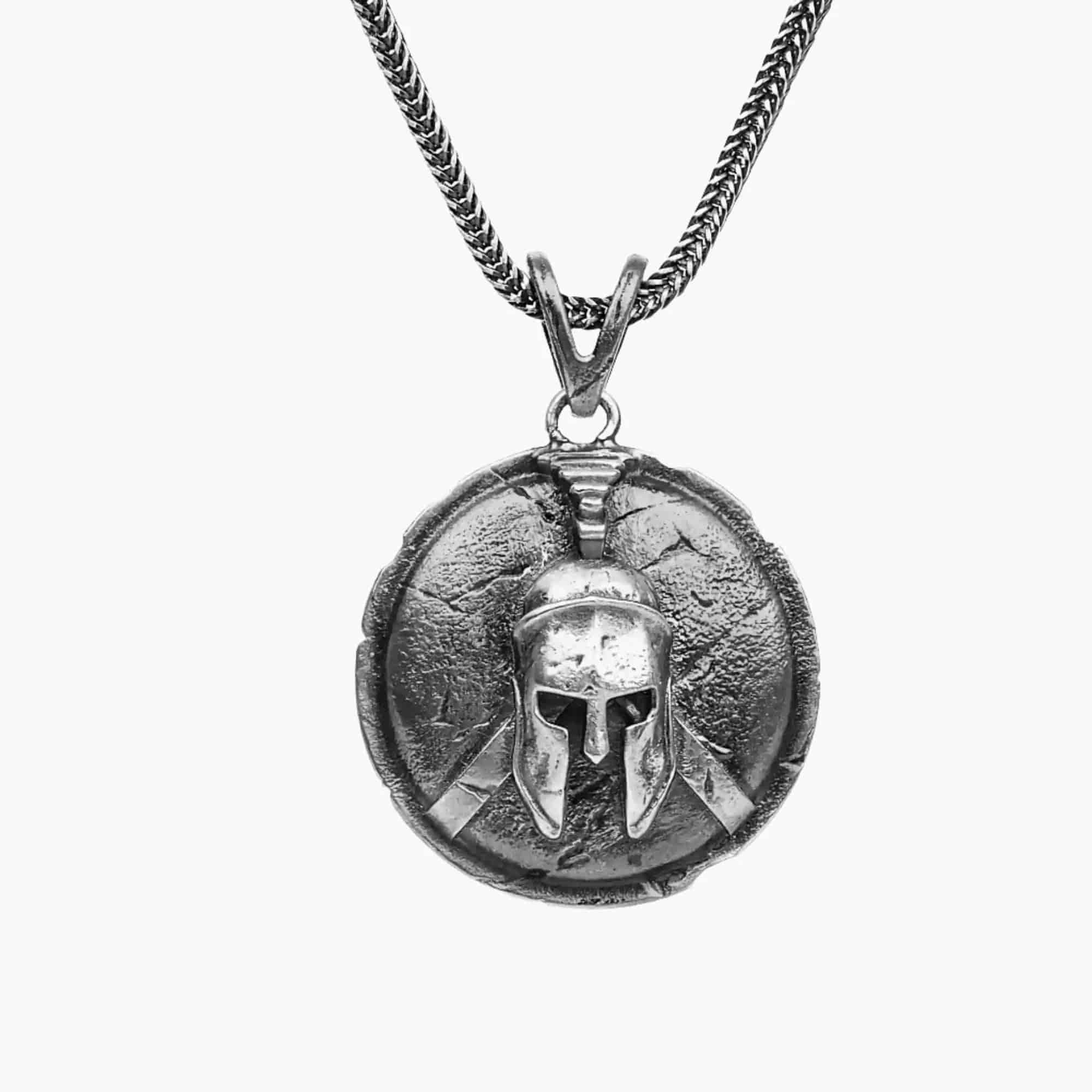 Spartan Helmet Necklace