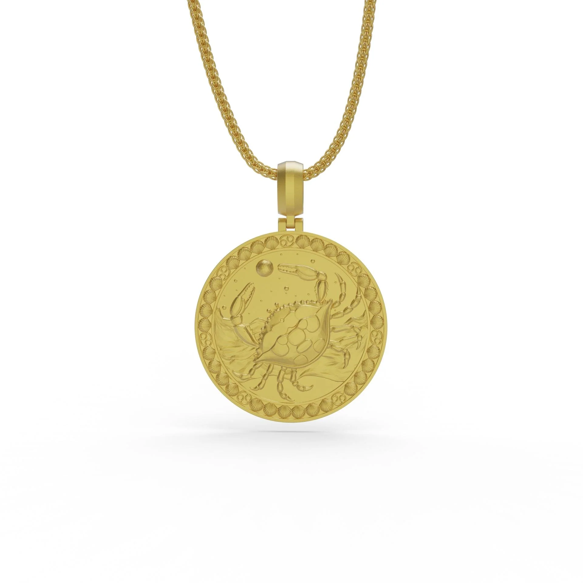 Crab Zodiac Necklace V2