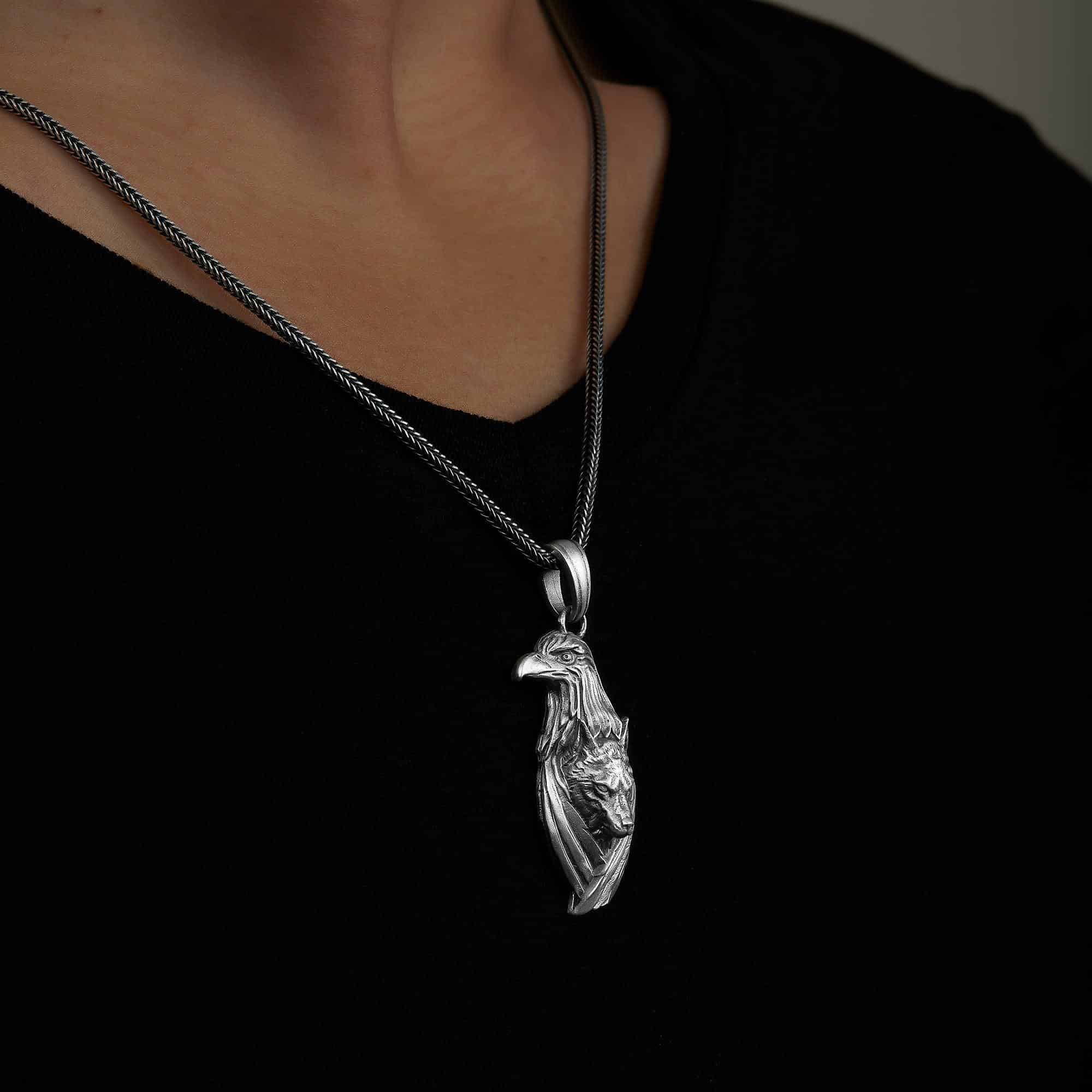 Eagle Wolf Necklace