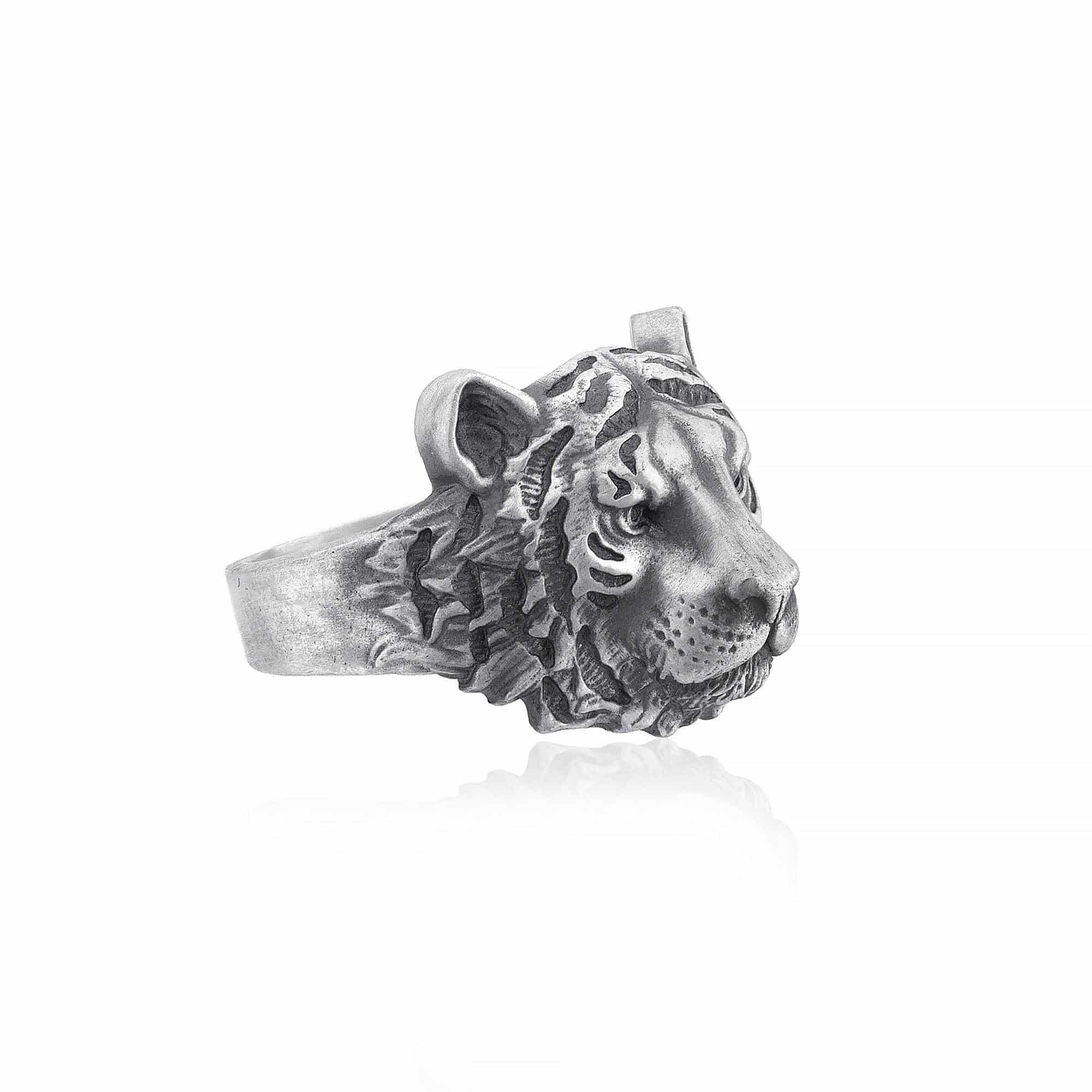 Tiger Head Ring