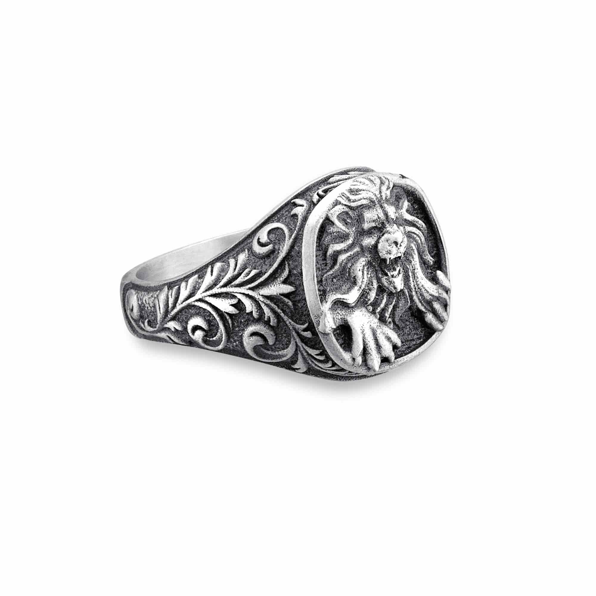Regal Roar Lion Ring