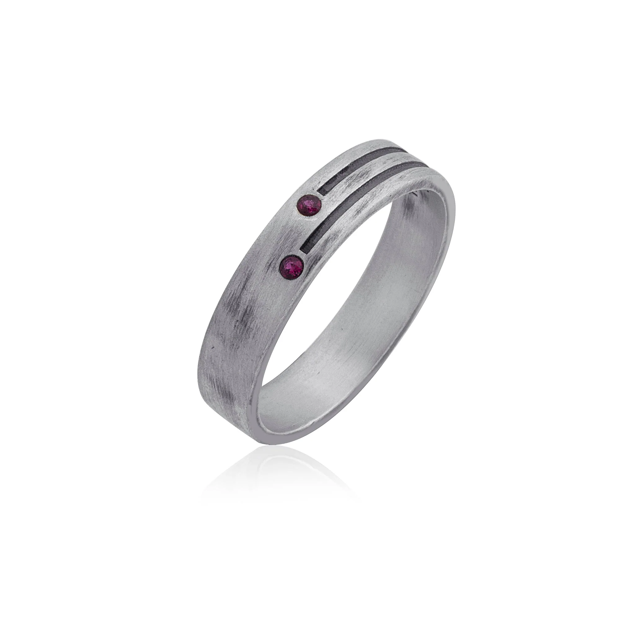 Red Mark Band Ring