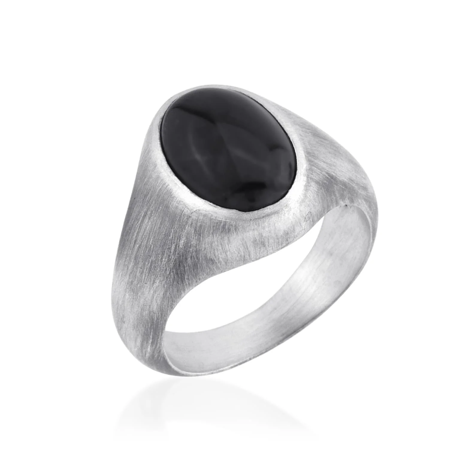 Oval Onyx Signet Ring