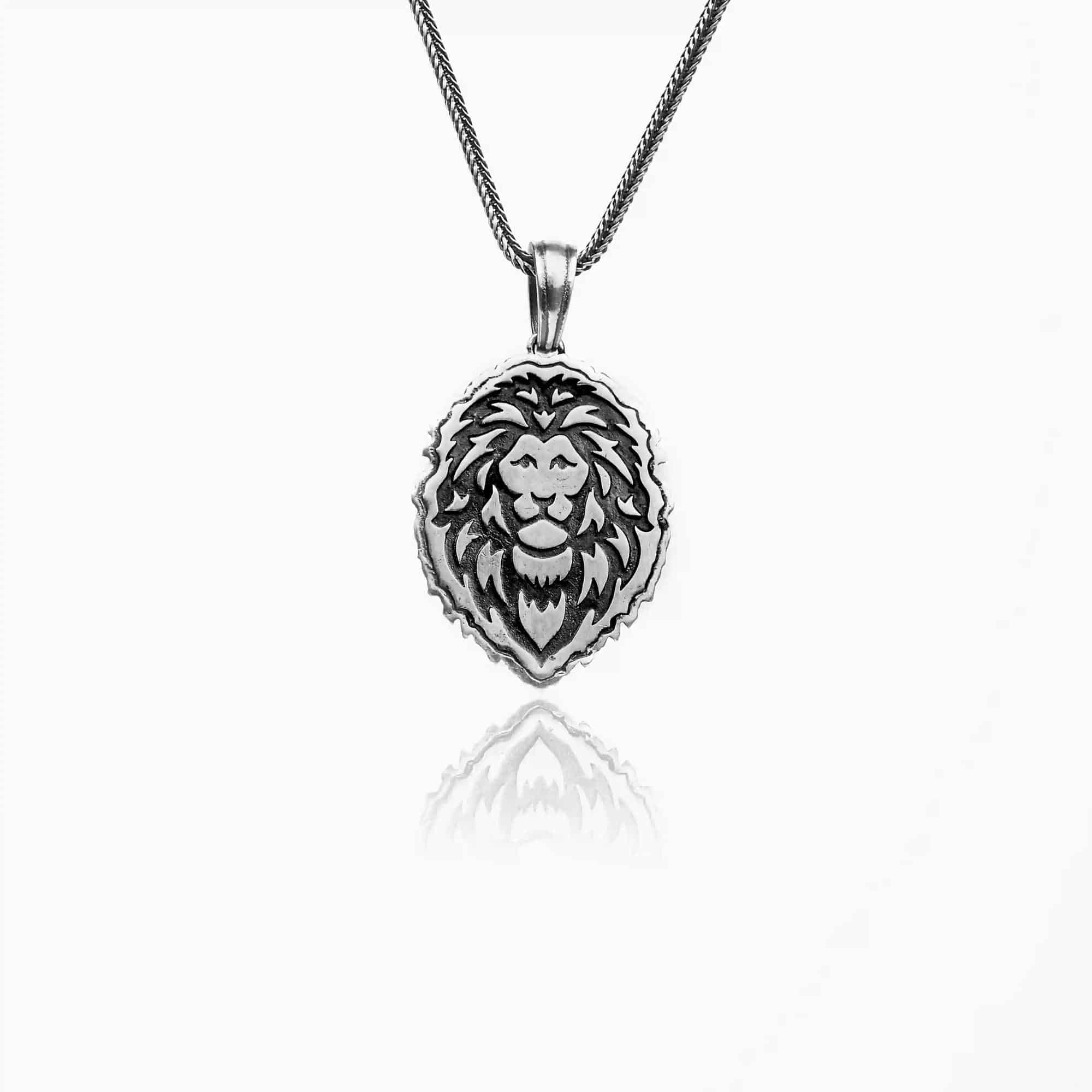 Wild Lion Head Necklace