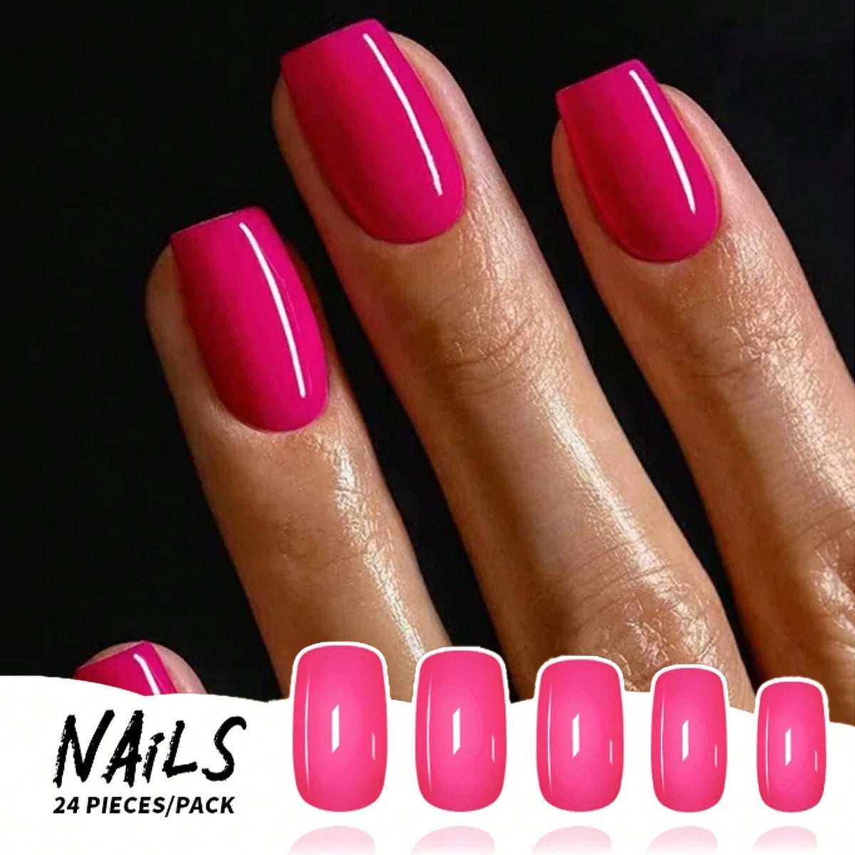 24pcs/Set Press On Nails G067M-5| 【SPECIAL BONUS】FREE Professional Adhesive Tabs Included