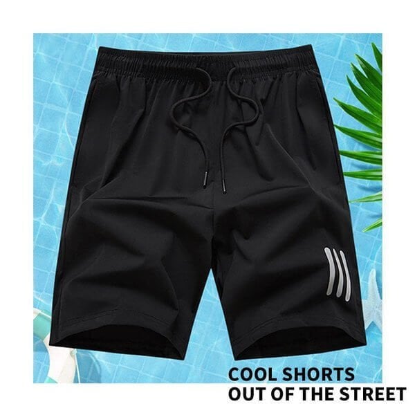 Ice silk stretch shorts