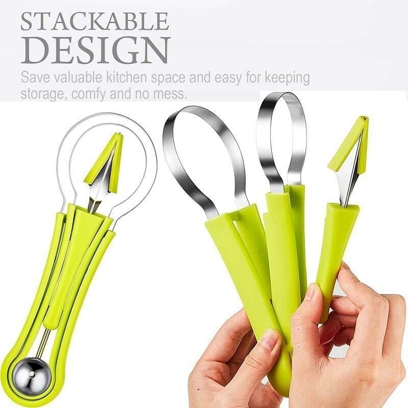🎁4 in 1 stainless steel fruit tool set