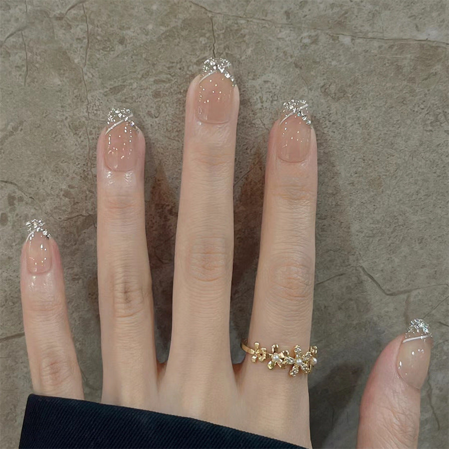 24pcs/Set Press On Nails GN050| 【SPECIAL BONUS】FREE Professional Adhesive Tabs Included
