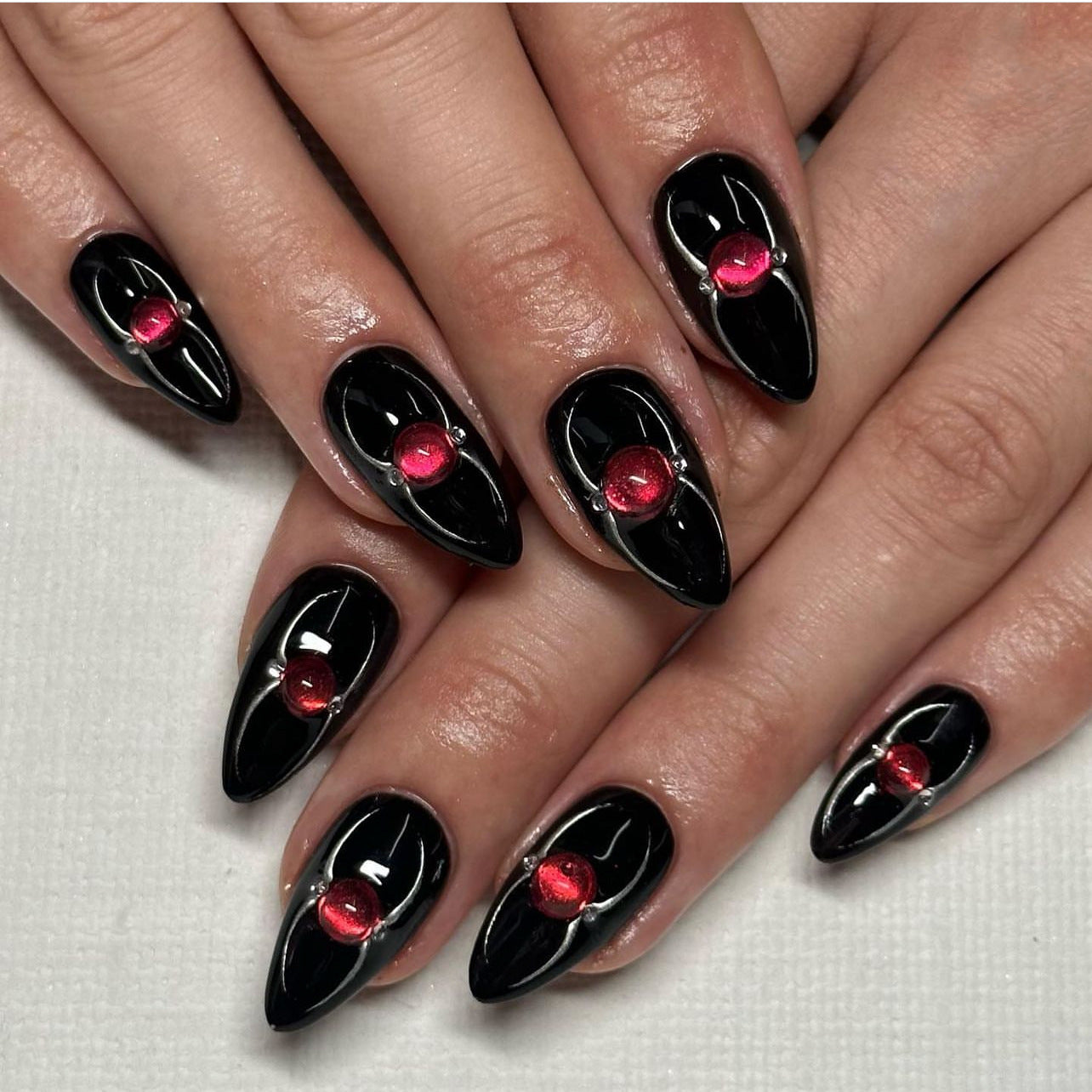 24pcs/Set Press On Nails JP3419| 【SPECIAL BONUS】FREE Professional Adhesive Tabs Included