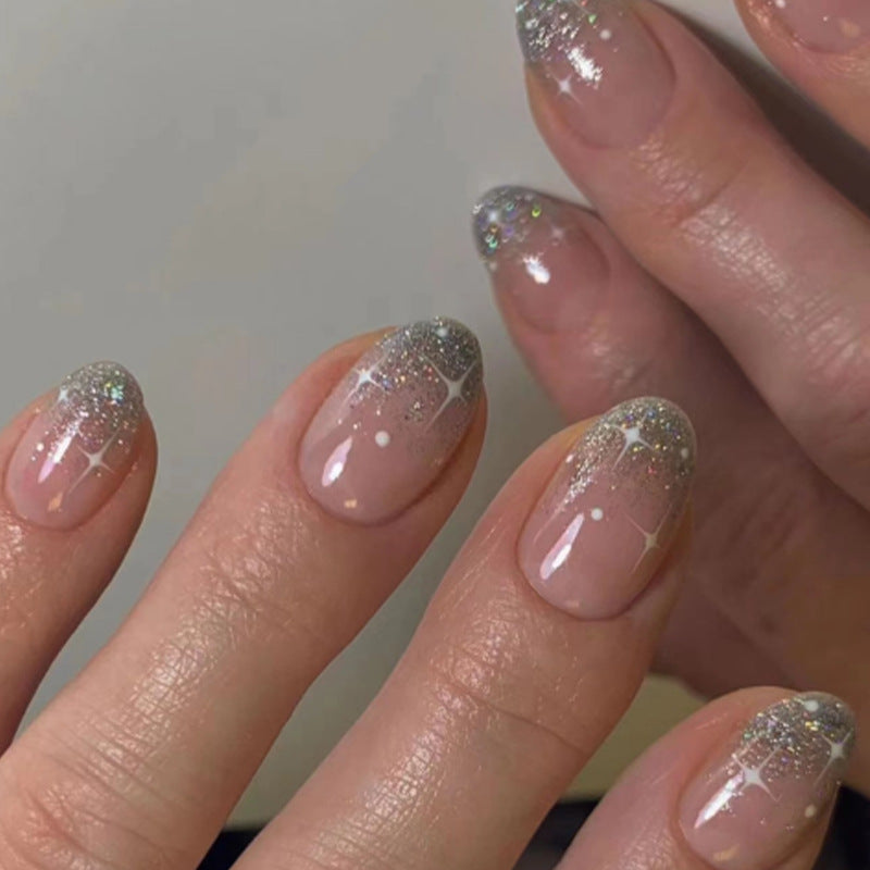 24pcs/Set Press On Nails JP2545| 【SPECIAL BONUS】FREE Professional Adhesive Tabs Included