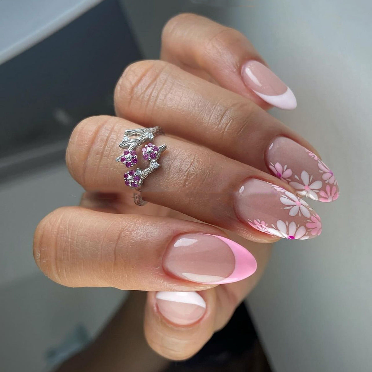 24pcs/Set Press On Nails JP3387| 【SPECIAL BONUS】FREE Professional Adhesive Tabs Included