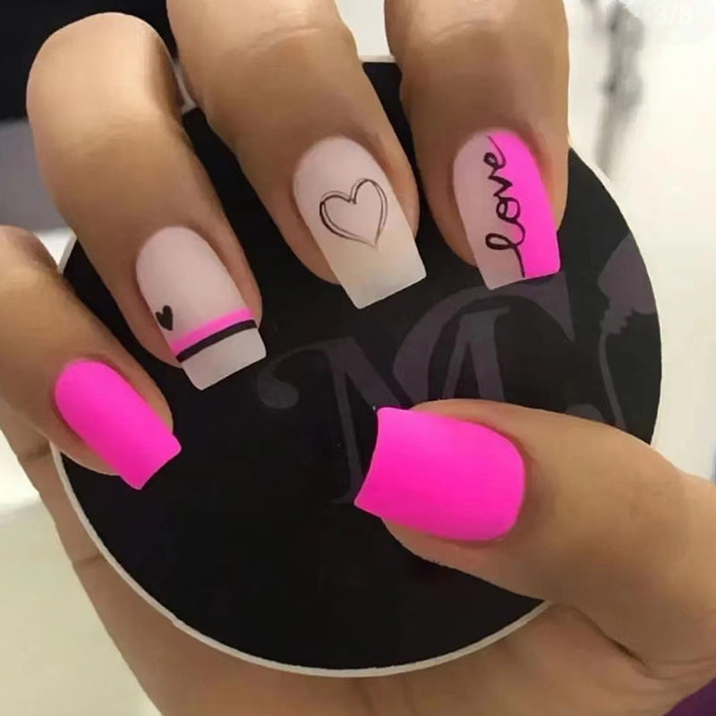 15 Sizes-30 Pcs Acrylic Press On Nails W861| 【SPECIAL BONUS】FREE Professional Adhesive Tabs Included