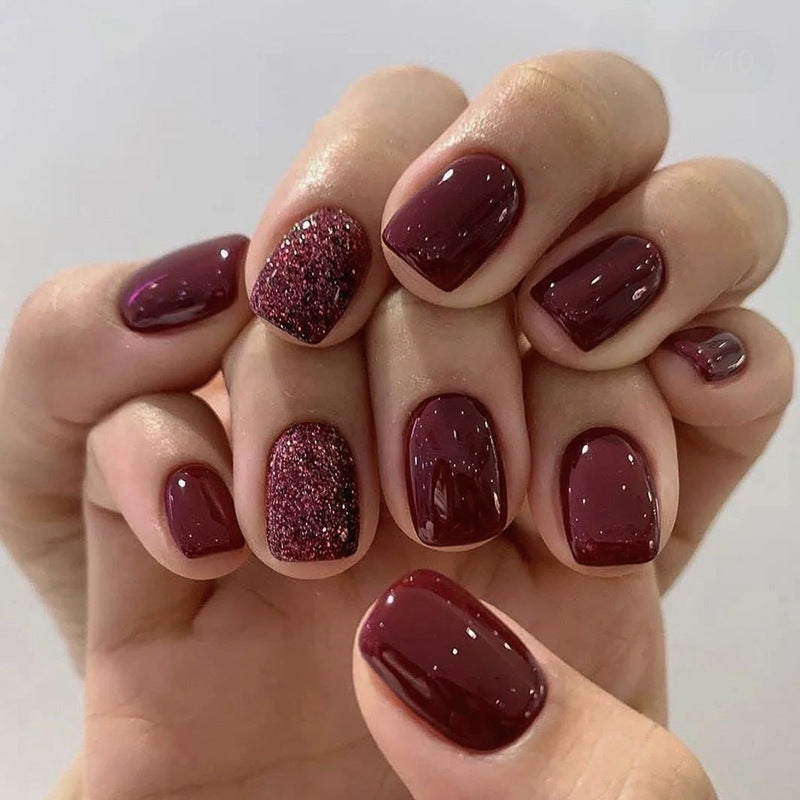 15 Sizes-30 Pcs Acrylic Press On Nails W1199| 【SPECIAL BONUS】FREE Professional Adhesive Tabs Included