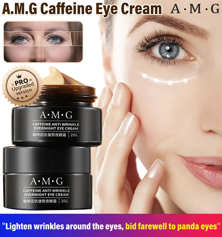 New A M G Caffeine Anti-Wrinkle Stay-Up Late Eye Cream