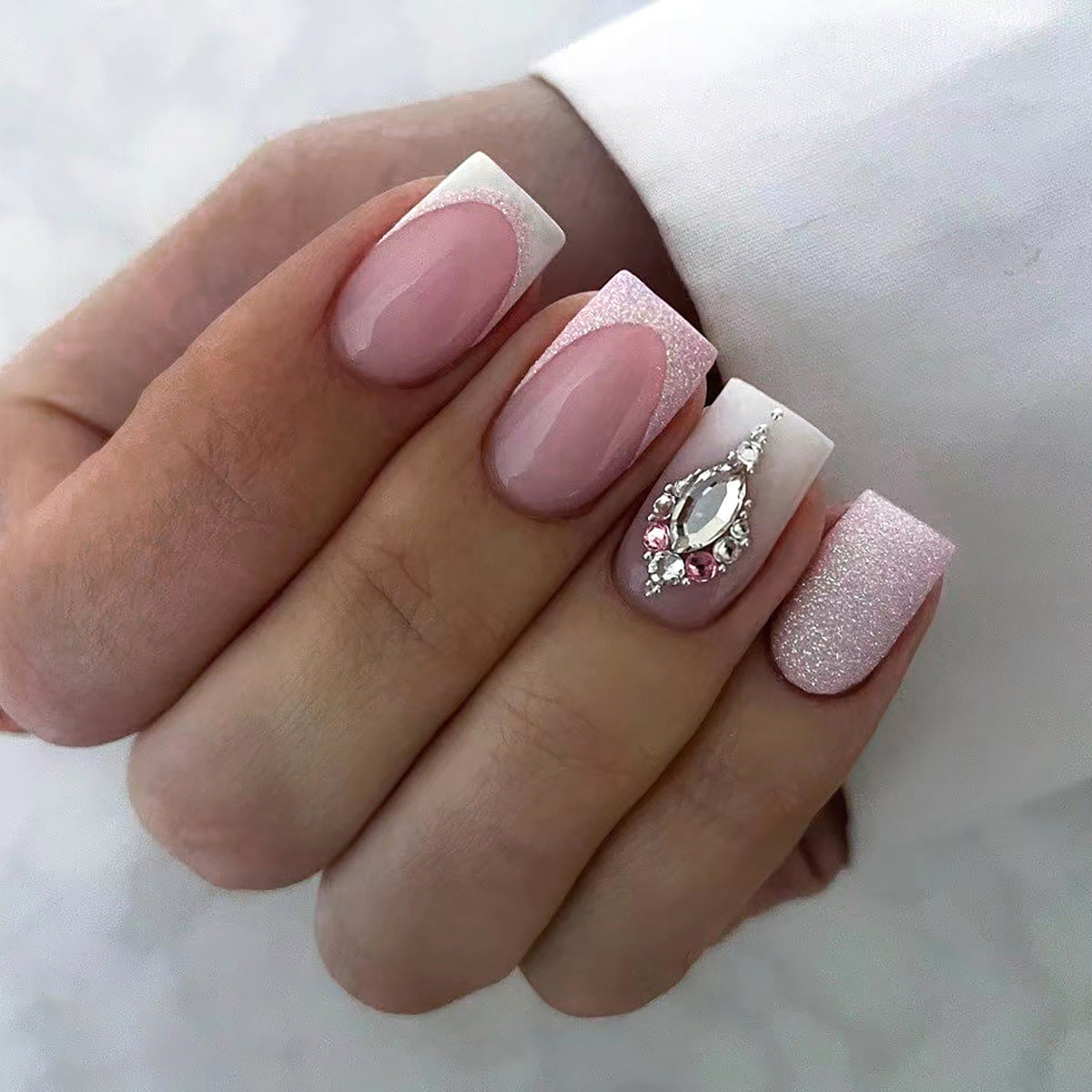 24pcs/Set Press On Nails JP3062| 【SPECIAL BONUS】FREE Professional Adhesive Tabs Included