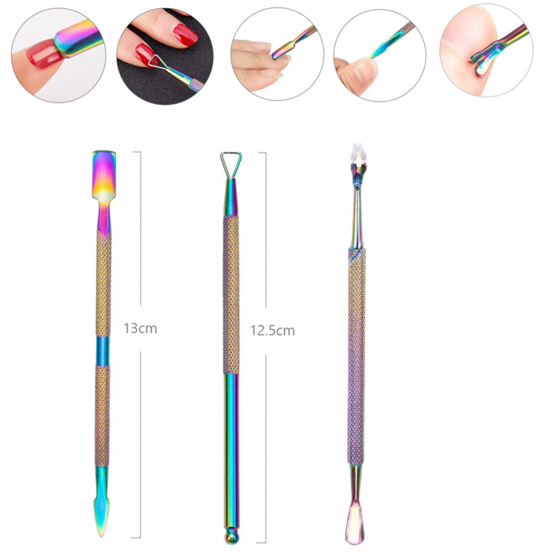 Manicure Tool Kit| 【SPECIAL BONUS】FREE Professional Adhesive Tabs Included