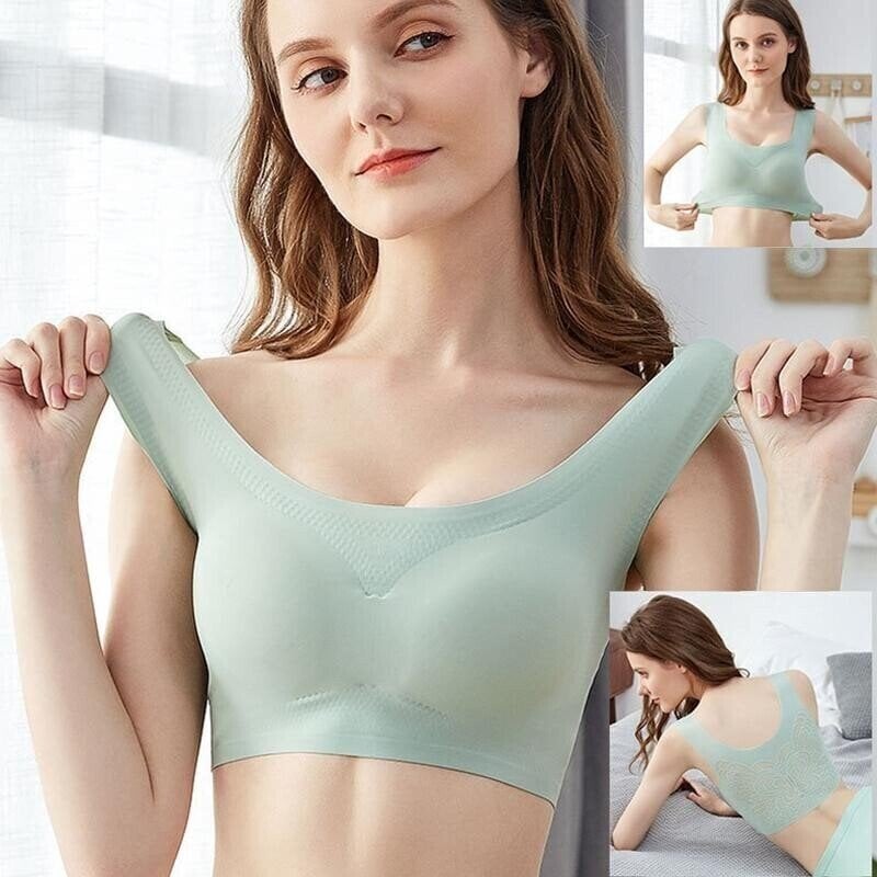49% OFF-ULTRA-THIN PLUS SIZE ICE SILK COMFORT BRA