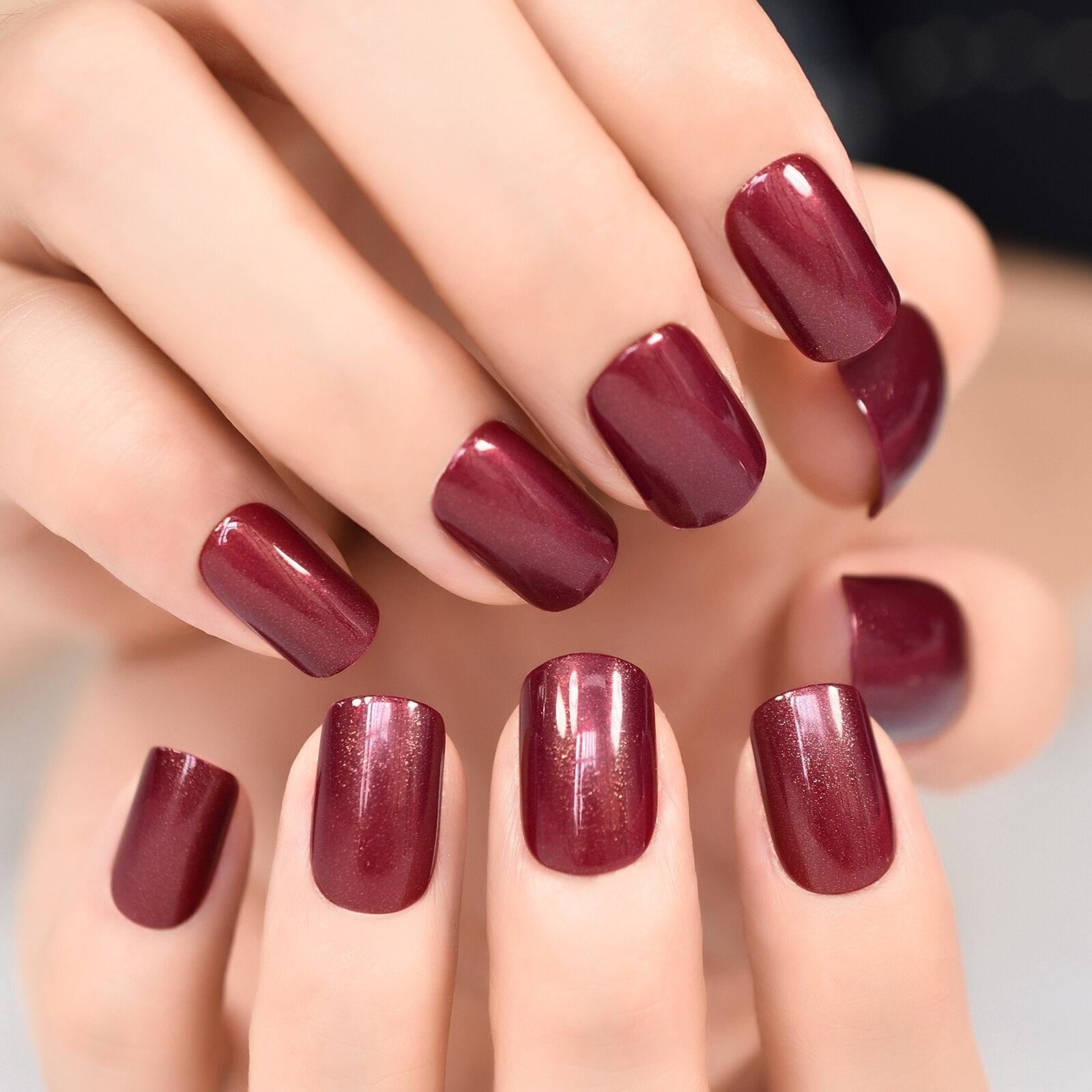15 Sizes-30 Pcs Acrylic Press on nails L6460| 【SPECIAL BONUS】FREE Professional Adhesive Tabs Included