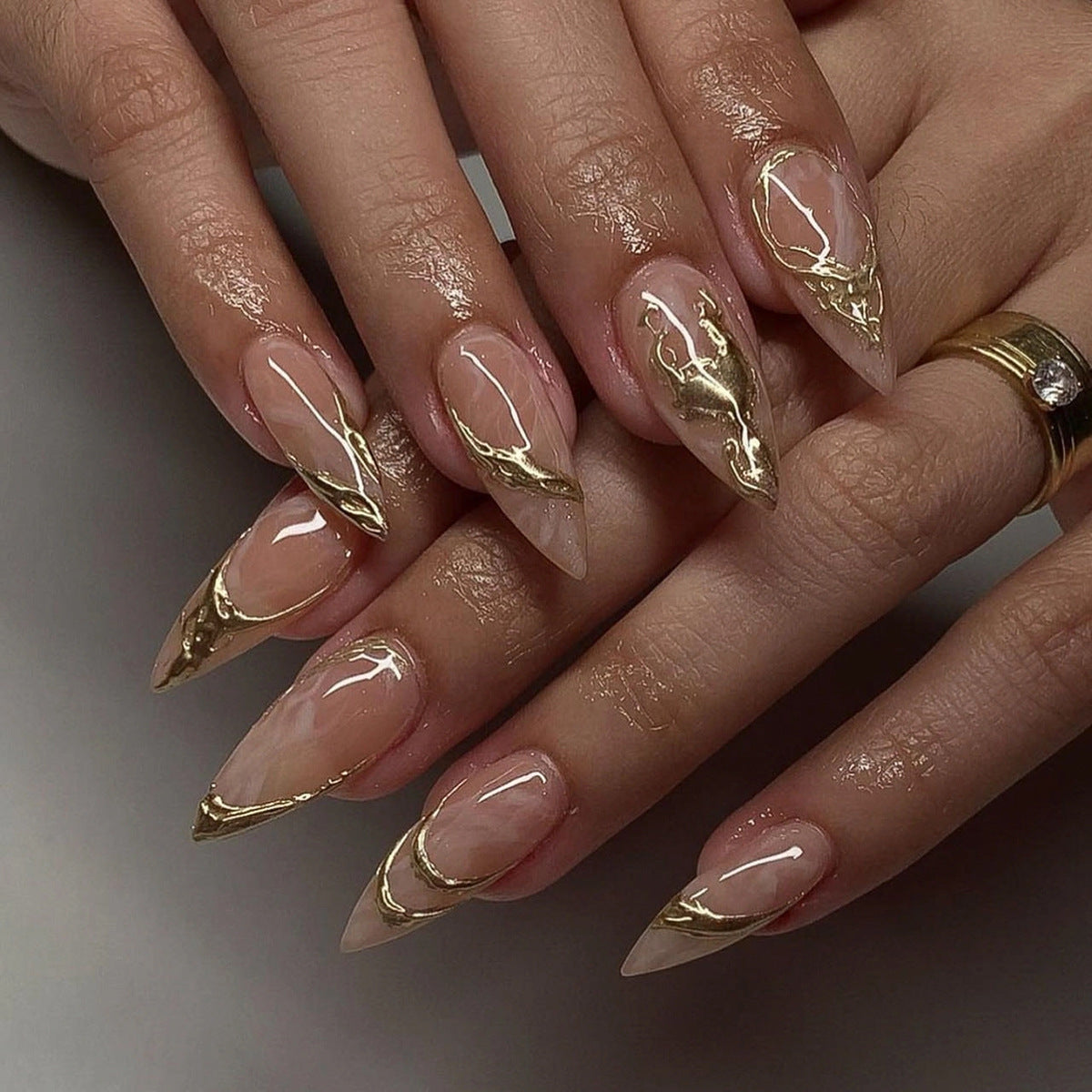 24pcs/Set Press On Nails JP3484| 【SPECIAL BONUS】FREE Professional Adhesive Tabs Included